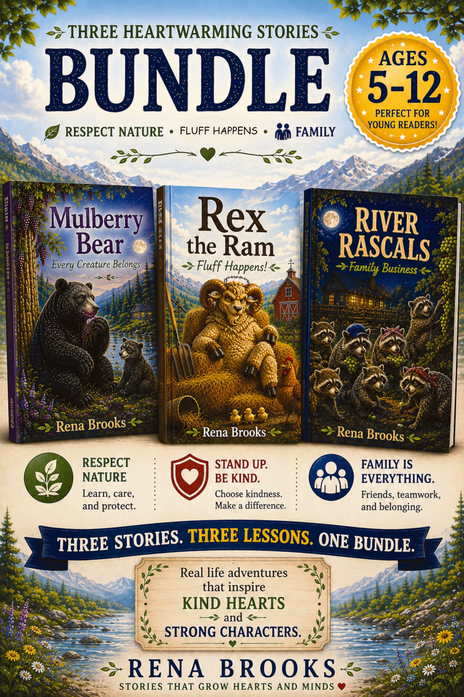 Mulberry Bear, Rex the Ram & River Rascals Ebook Bundle