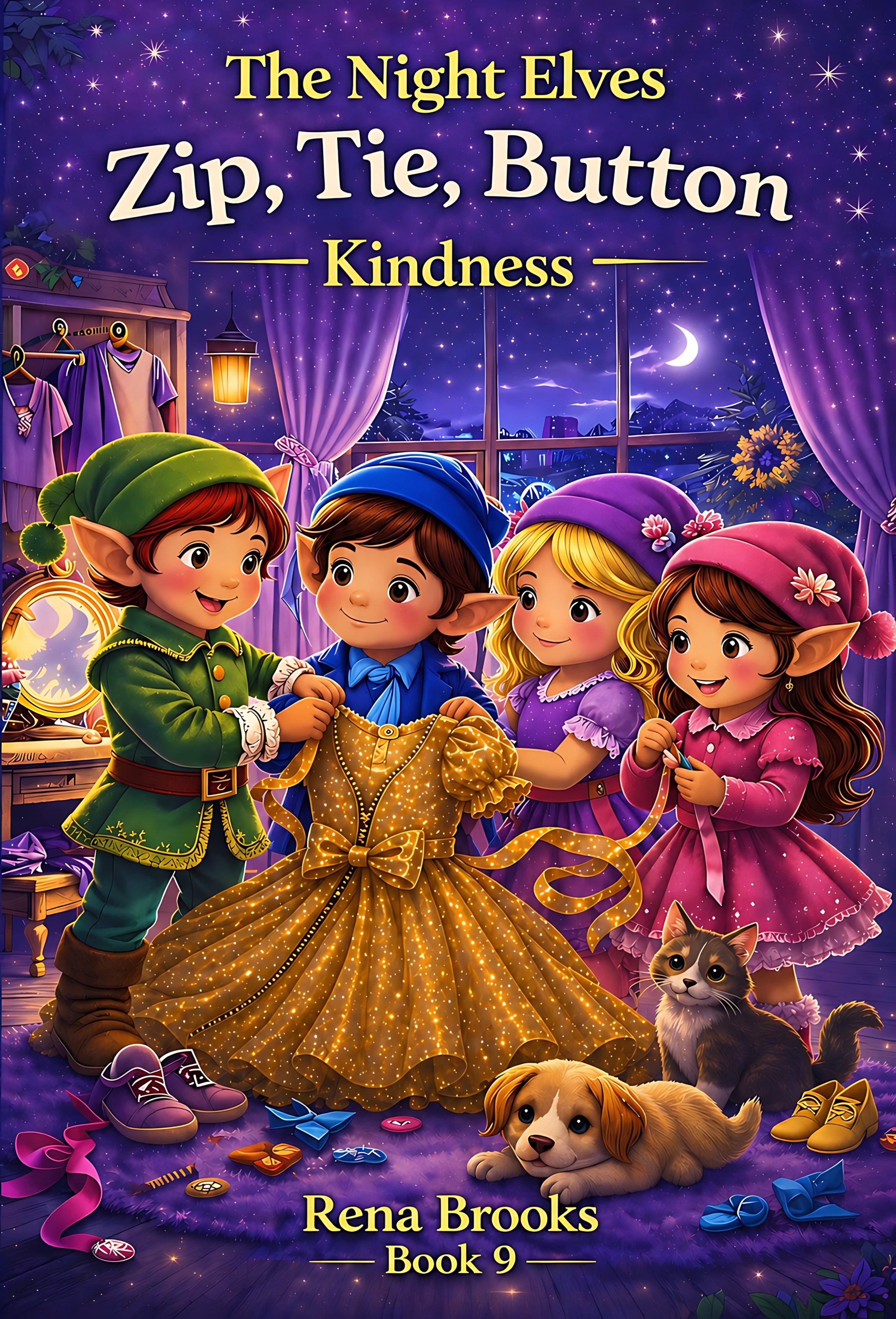 Zip. Tie. Button: Kindness — a gentle rhyming children's picture book about how acts of kindness can change your heart. For ages 3–7"